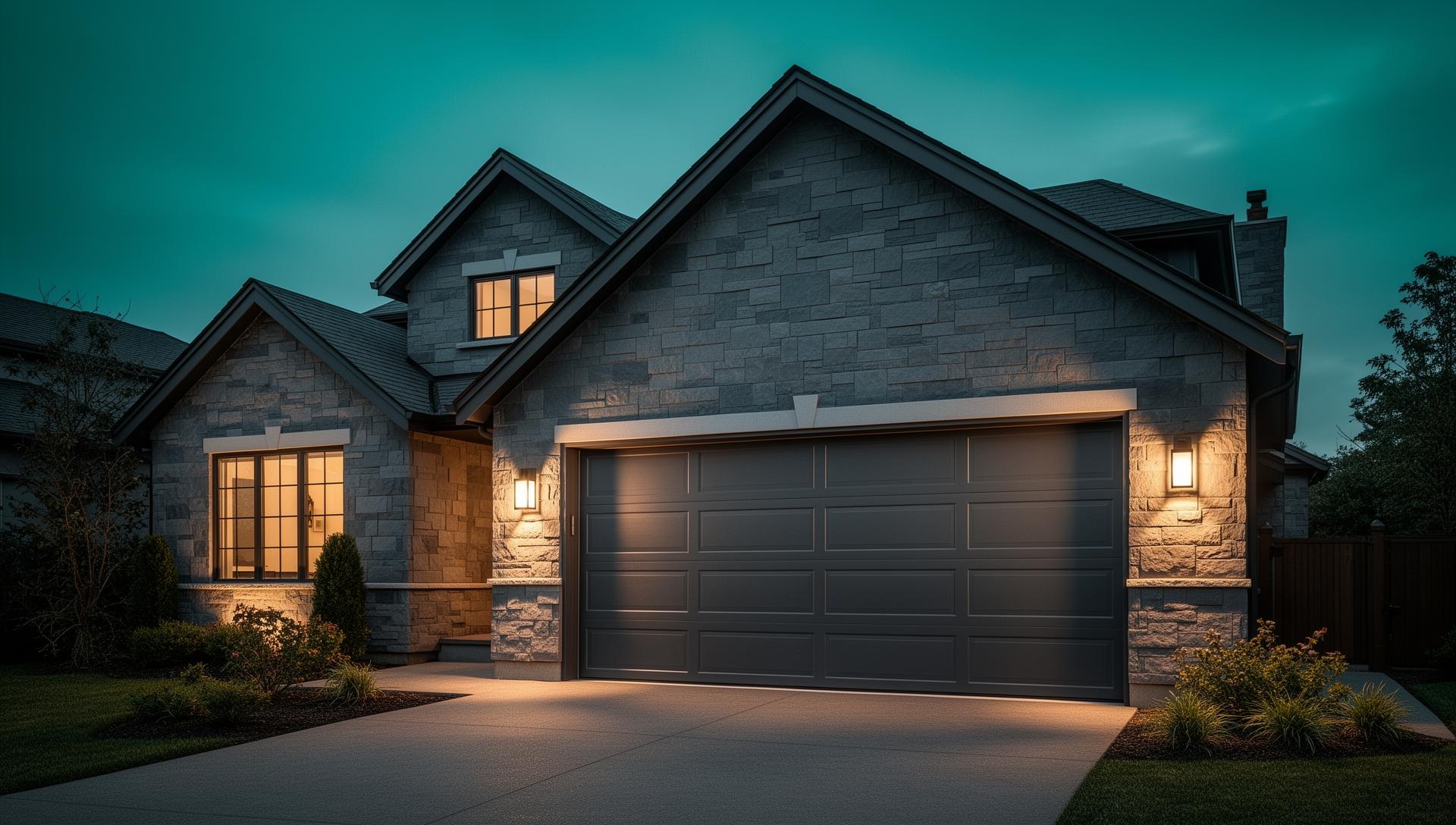 Modern garage door installation in Hampton Falls